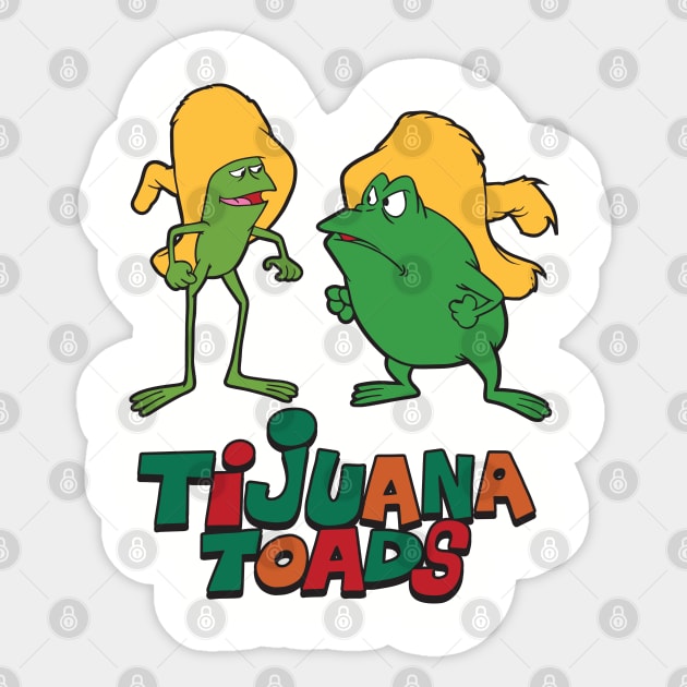 Tijuana Toads Sticker by Chewbaccadoll